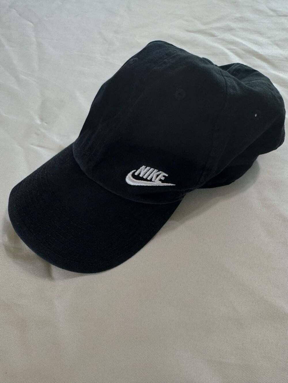 Nike Heritage86 Black Mini Swoosh Dad Hat Streetwear Cap